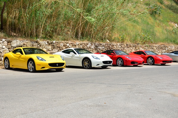 Ferrari Lebanon Gathering at Edde Sands